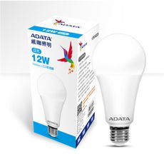 ADATA威剛12W高效能LED球泡燈-白光 12W65C/黃光 12W30C