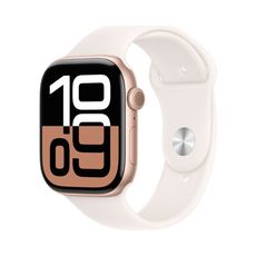 APPLE-WATCH S10 GPS 46MM(MWWT3TA/A)S/M玫瑰金鋁/淡胭粉運動