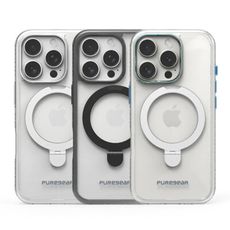 PUREGEAR-APPLE-IPHONE-16Pro-冰鑽磁吸支架防摔殼