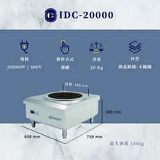 【台灣品牌‧最強保固】 20KW電磁爐 20000W電磁爐 商用電磁爐 營業用電磁爐 高功率電磁爐