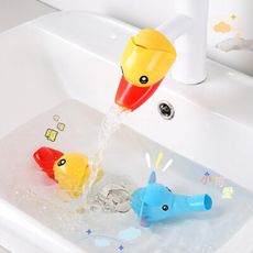 【荷生活】可愛動物兒童水龍頭延伸導流器 寶寶洗手兩段式導水器