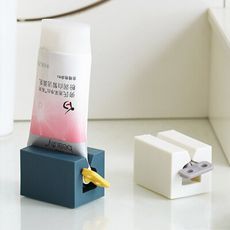 【荷生活】桌面型捲動式擠牙膏器 不浪費環保牙膏洗面乳擠壓器