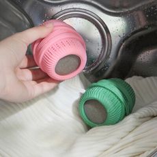 【荷生活】TPE材質立體雙材質強力去污洗衣球 可加清潔劑洗衣清潔球