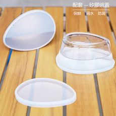 【荷生活】強化玻璃蒸蛋碗 微波爐烤箱耐高溫低溫透明布丁杯-1入(含蓋子1個)