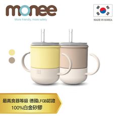 【韓國monee】100%白金矽膠學習水杯