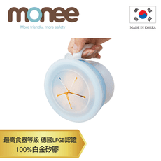 【韓國monee】 100%白金矽膠 寶寶智慧矽膠碗零食蓋  (學習餐具 寶寶餐具)
