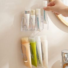 洗面乳收納架-透明款 牙膏收納架