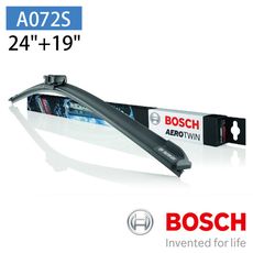 【BOSCH 博世】AERO TWIN A072S 24+19吋 汽車專用軟骨雨刷