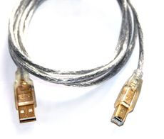 印表機線USB 2.0 A-B傳輸線 鍍金頭1.8M