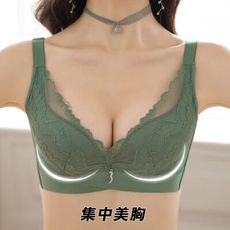 集中美胸無鋼圈成套內衣