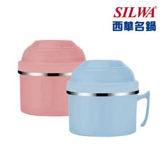 【SILWA 西華】 不鏽鋼雙層隔熱快餐杯1200ml