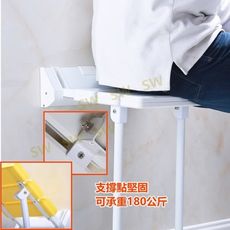IB002 防滑浴室折疊椅帶腳 安全坐椅承重180公斤 衛生間淋浴壁椅 浴室折疊凳 浴室椅洗澡椅
