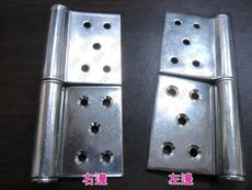 HI008 304#不鏽鋼白鐵旗型丁雙 5"x3.0mm 左/右向型 不銹鋼旗型鉸鏈旗型鉸鍊後鈕活頁