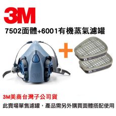 【3M】有機氣體濾毒罐 2個一包 防毒面具 濾毒罐 濾棉 有機氣體 噴漆 油漆  3M6001