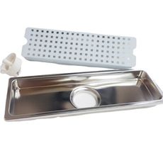 地板落水頭 AMS集水槽不銹鋼落水頭 BA-30 (10CM*30CM) 不鏽鋼落水頭 防蟑 防蟲
