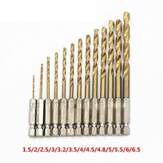 高速鋼 HSS 六角柄麻花鑽 SA017 鑽頭 (3.5mm單支售)直柄六角軸 鋰電鑽尾