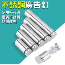 19mmx50mm 不銹鋼空心廣告釘 空心螺絲 玻璃釘裝飾釘 廣告釘 SY02-1950