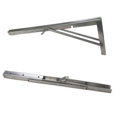一組2入 不銹鋼摺疊式三角架 ( 24＂)活動三角架 L型支撐架 AC051 折疊三角架 層板架