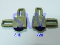 HM010 紗窗角 1200型 802型 紗門角掛輪 紗窗塑膠角（含輪-有溝） 紗門角附輪 附輪紗窗
