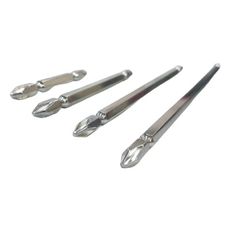 一組2入 雙頭十字鑽頭（150mm帶磁性）S2 PH2超硬雙頭十字 SA020 磁性電鑽螺絲頭