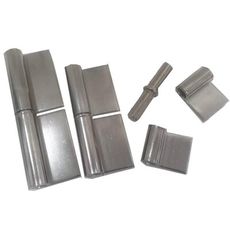 白鐵雙葉【大】厚度2mm【10入】白鐵丁雙 活頁 白鐵後鈕 ST雙葉 大門鉸鏈 HI054