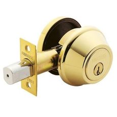 【加安】輔助鎖 60mm、卡巴鑰匙、金色 D271-2 鋁 硫化銅門 木門 防盜紗門 一般房門均適用