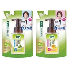 【OP】茶酚洗手慕斯 300ml (補充包) 敏弱性肌膚專用 洗手乳 有機認證 天然無毒 含抗菌成份