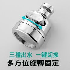水龍頭起泡器 KB025 省水 節水 防濺水 過濾出水 360度萬向三段式出水 接頭增壓