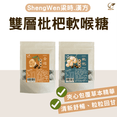 【Sheng Wen梁時】雙層枇杷軟喉糖 獨立小包裝 枇杷膏 枇杷果 聲喉保養 喉糖