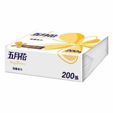五月花摺疊擦手紙 200抽