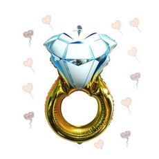 43吋 鑽戒 戒指 鋁箔氣球 喜宴 婚禮 汽球情人節 場地佈置