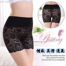 【緁希情趣】《Yisiting》莫代爾性感鏤空蕾絲花朵造型褲﹝黑﹞莫代爾性感鏤空蕾絲花朵造型褲﹝黑﹞