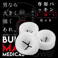 【緁希情趣】日本NPG＊BIILD MAN MEDICAL 専用替換 S・M・L 高級矽膠套