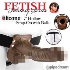 【緁希情趣】美國PIPEDREAM＊Fetish Fantasy系列-男用穿戴式7吋大男根+蛋蛋空心