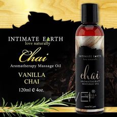 【緁希情趣】美國Intimate-Earth．Chai 芳香按摩油-香草柴香(120ml)