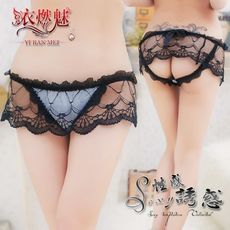 【緁希情趣】《Yisiting》爆款性感網紗裙擺鏤空蕾絲造型內褲﹝白﹞