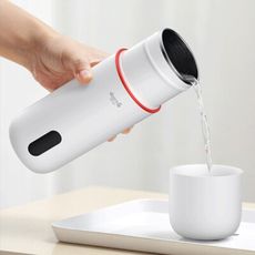 德爾瑪便攜式電熱水杯 小米有品 液體加熱器 便攜式加熱水杯 熱水器 智能恆溫