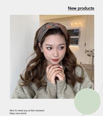 韓系復古法式髮箍氣質優雅寬邊洗臉髮箍M2989【Alex Shop】