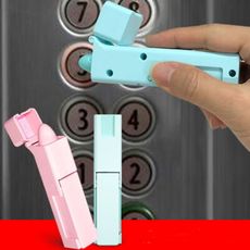 【DW220】防疫神器 消毒手把 零接觸電梯按鈕 門把 闔蓋自行消毒 可重複使用 防疫小物