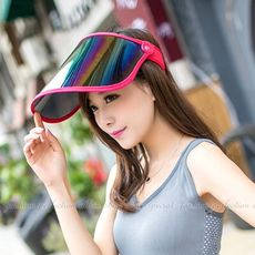【DJ388】抗紫外線UV鏡片遮陽帽 防飛沫 防曬 空頂帽子 紫外線遮陽帽
