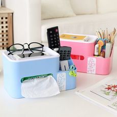 【GK430】紙巾收納盒 面紙盒 衛生紙收納盒 桌面收納盒 筆筒 遙控器收納盒