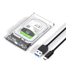 【DI343B】透明移動硬碟盒USB3.1 SSD SATA 硬碟 轉接盒 外接盒 硬盤盒