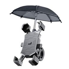 【GT360】手機支架 帶傘 手把 後視鏡 自行車 手機架 腳踏車 機車 手機架 遮陽傘 減震 防水