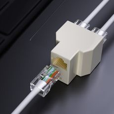 【DD210】網線 三通頭 RJ45 網絡 網路線連接器 1分2 轉接頭 網絡三通頭 網路一轉二