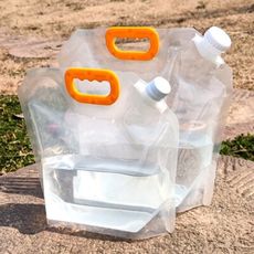 【GK205D】摺疊水袋 10L 露營 儲水袋 水袋 塑料袋 折疊袋 手提 蓄水袋 裝水袋 分裝袋