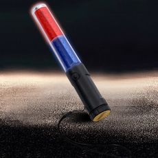 【DB310】LED 指揮棒 充電款 26cm 交通 警示棒 磁鐵 防水 三段警示燈 手電筒