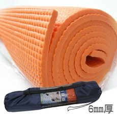 【DO160】瑜珈墊 6mm 附收納袋 PVC 防滑墊 瑜伽墊 運動墊 瑜珈軟墊 健身墊