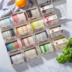 【DB301】手帳膠帶 極細 紙膠帶 10入組 和紙膠帶 紙膠帶 貼紙 筆記本 手帳素材 拼貼膠帶