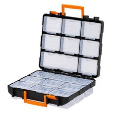【DI140】16格零件收納盒 手提工具箱 工具盒 水電零件 螺絲 收納盒 工具箱 零件盒