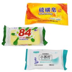 【DZ254】硫磺皂 小蘇打 肥皂 84洗衣皂 香皂 沐浴皂 洗臉皂 洗澡香皂 清潔皂 上海皂 萬用